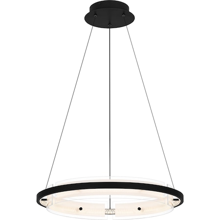 Quoizel Malik Pendant Led Light Matte Black PCMLK2820MBK
